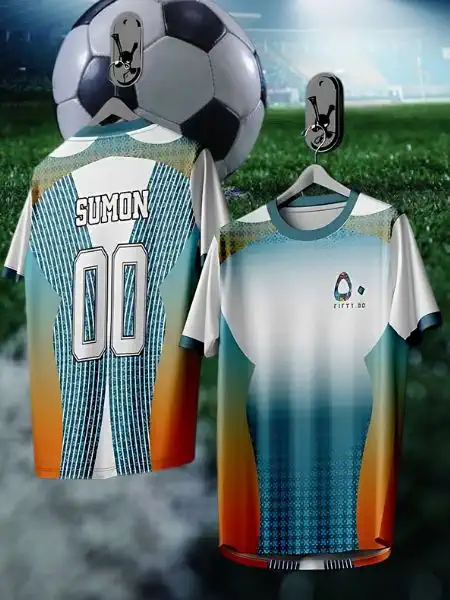 ขายส่งเสื้อยืดกีฬาพิมพ์สกรีนเลาย ชุดที่16