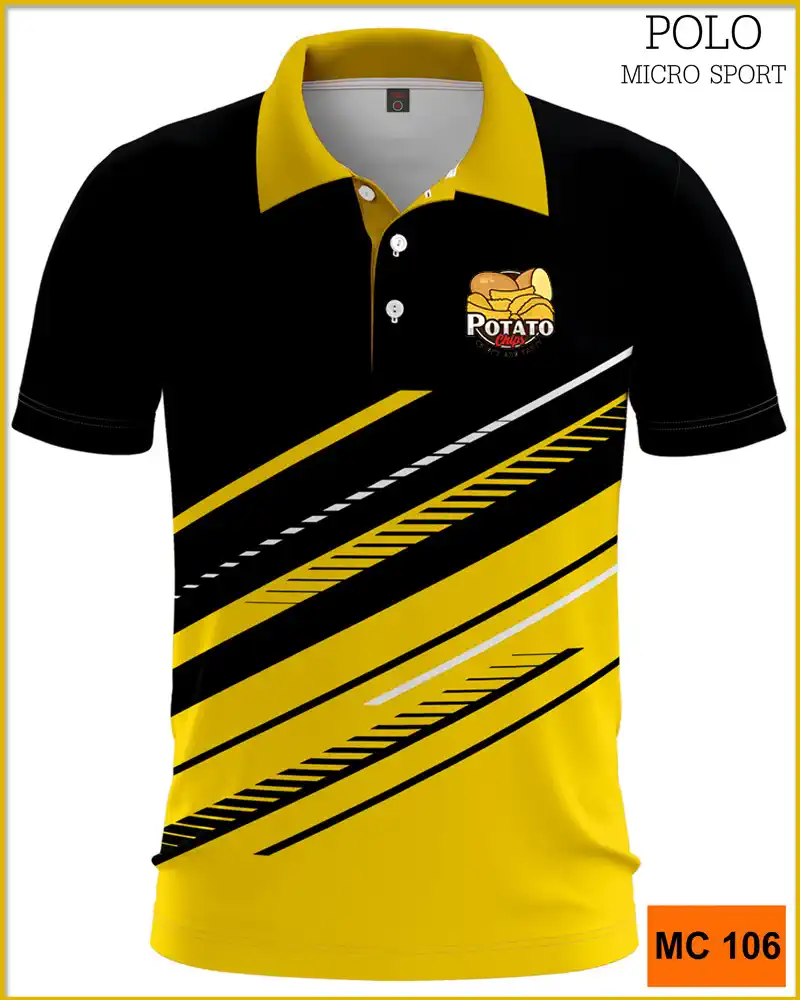 เสื้อโปโลคอปกพิมพ์ลายแบบที่4