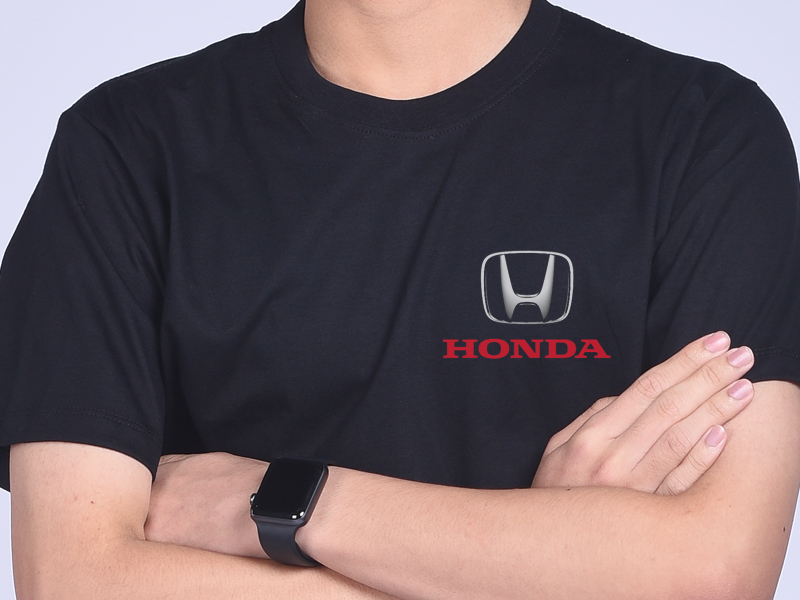 ตัวอย่างเสื้อสกรีนตรงลงตัวเสื้อ แบบที่2